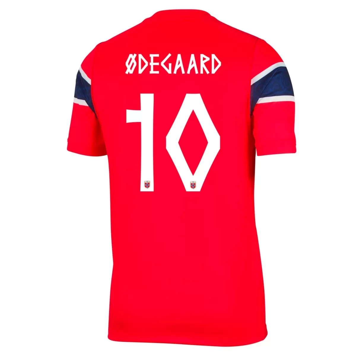 Ødegaard #10 Norway Home Soccer Jersey 2026 World Cup