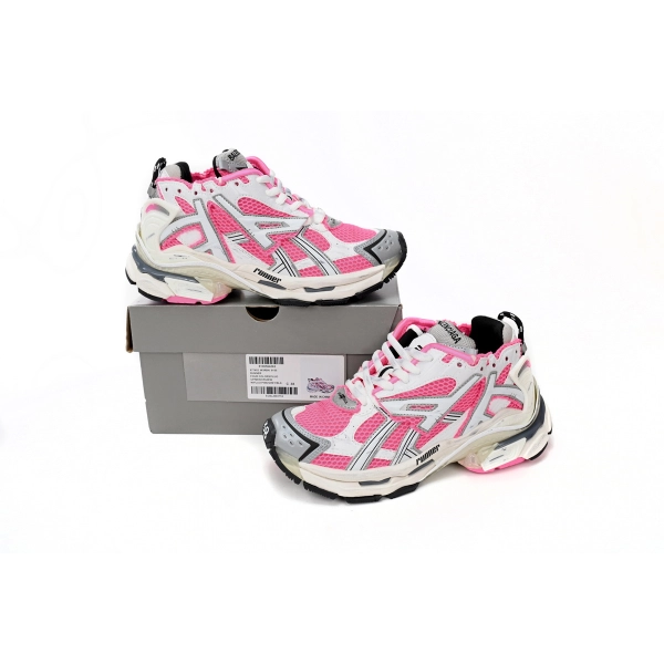 Balenciaga Runner  White Red Powder 677402 W3RBN 9155