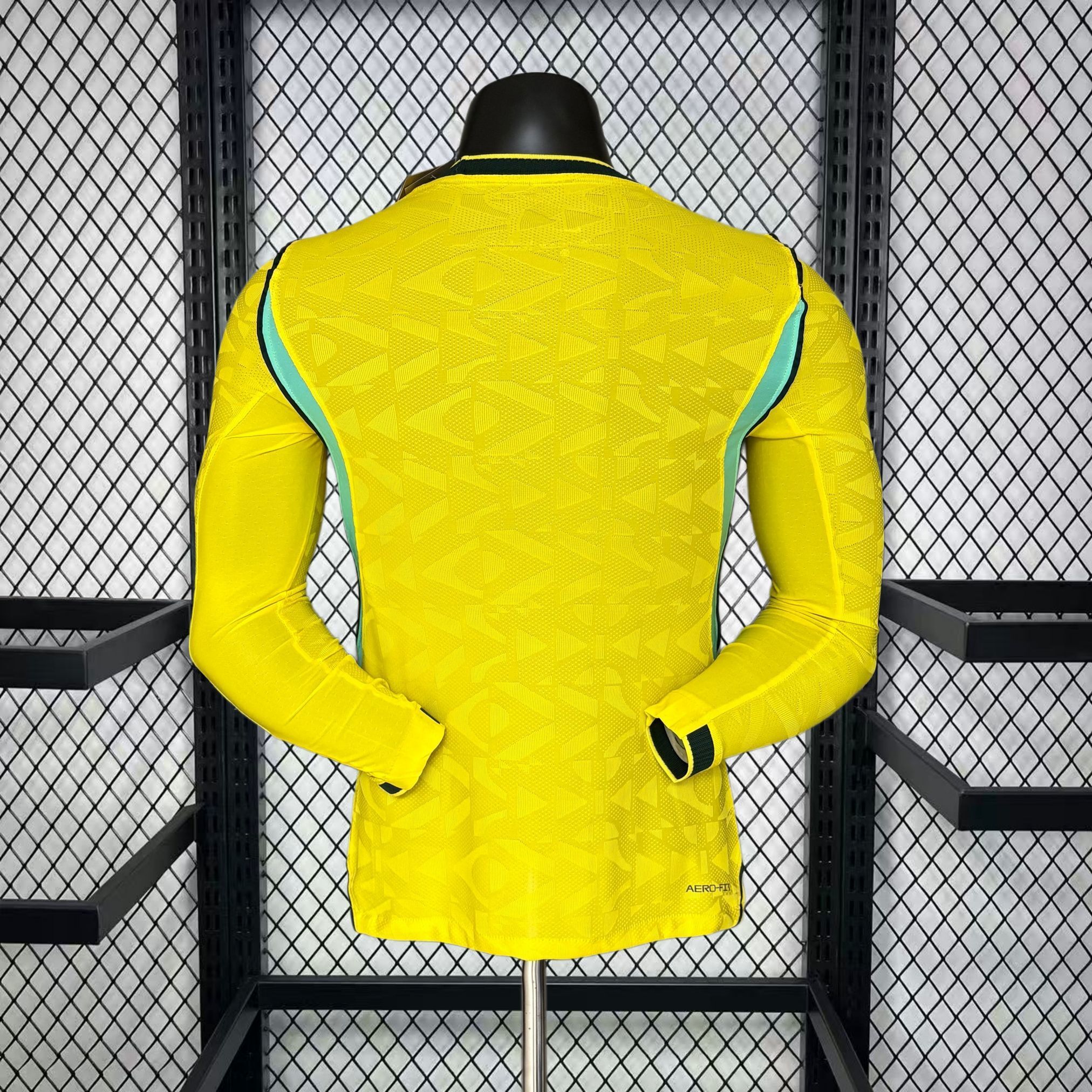 Mens Brazil 2026 World Cup Home Long Sleeve Jersey Player Version