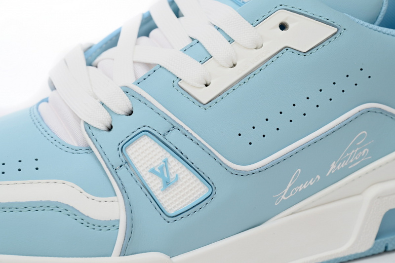 Pkkicks God Batch LOUIS VUITTON Trainer Baby Blue 1AAHSJ