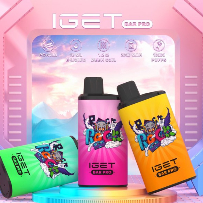 IGET BAR PRO 10000 Puffs - Strawberry Passion Fruit Mango【3-7 days】