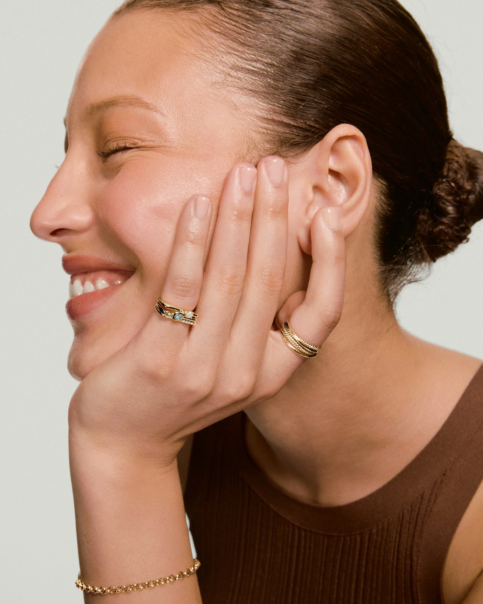 Pavé Puzzle Stacking Ring