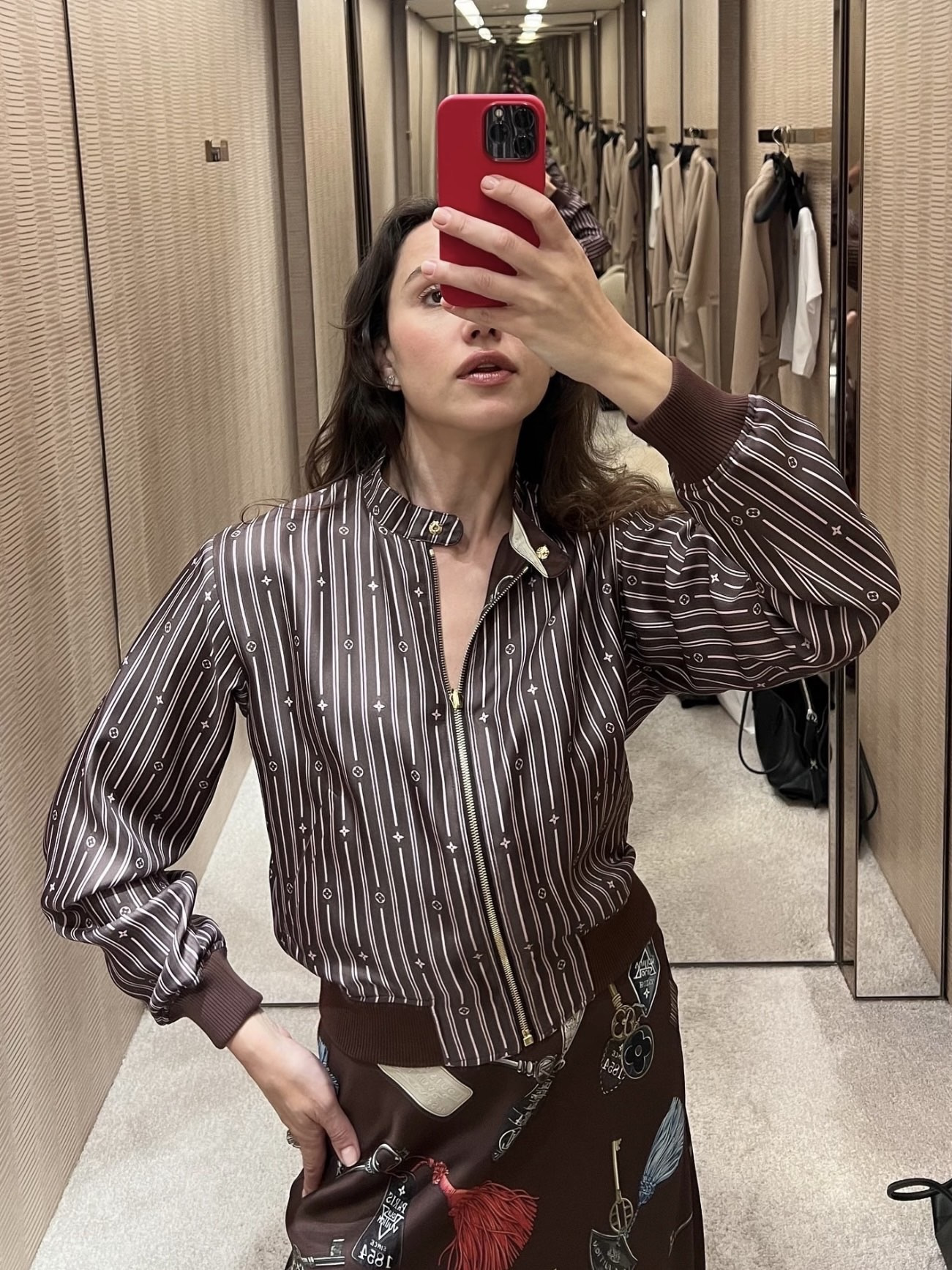 Louis New printed reversible jacket