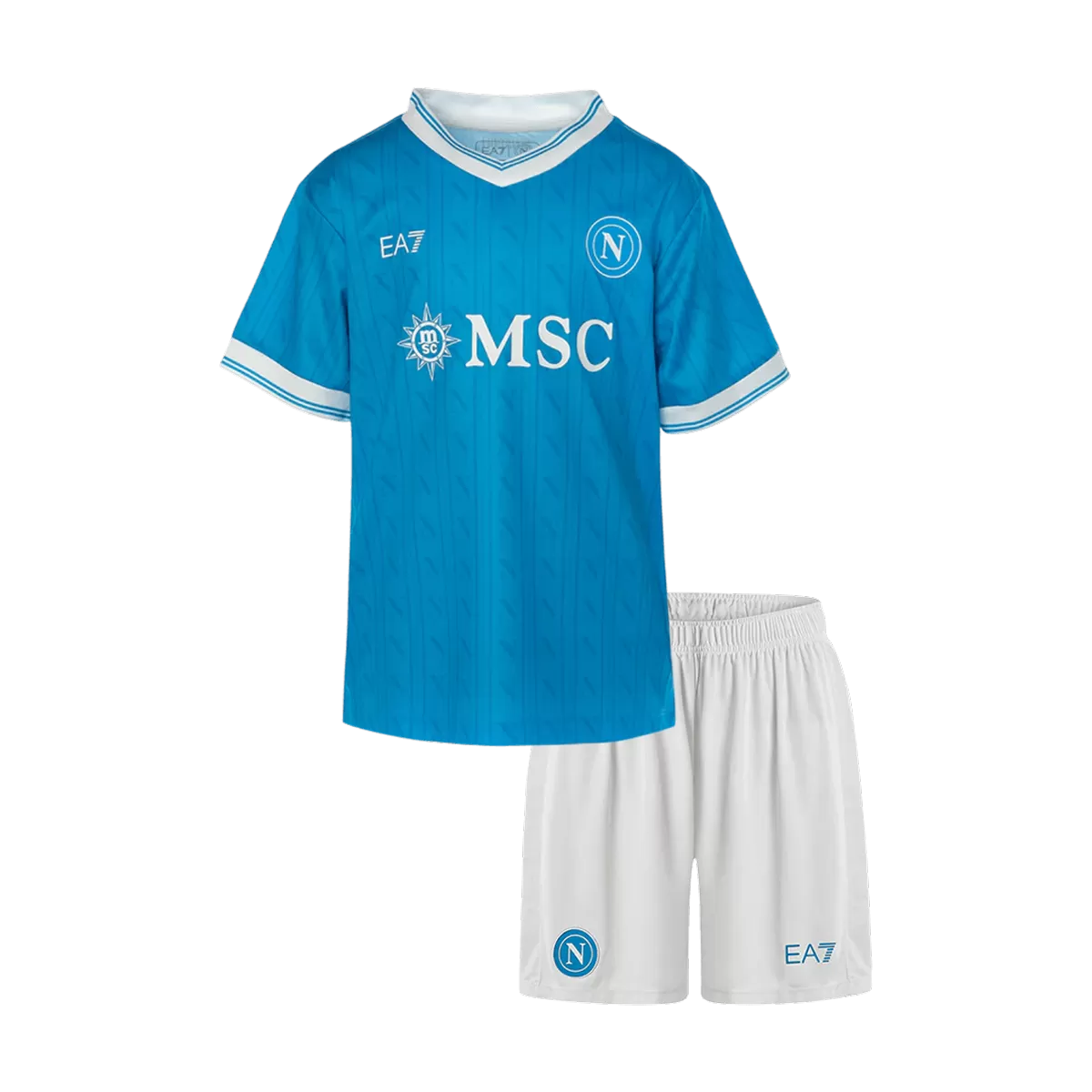 Napoli Kid's Home Kit - Jersey+Shorts 2025/26