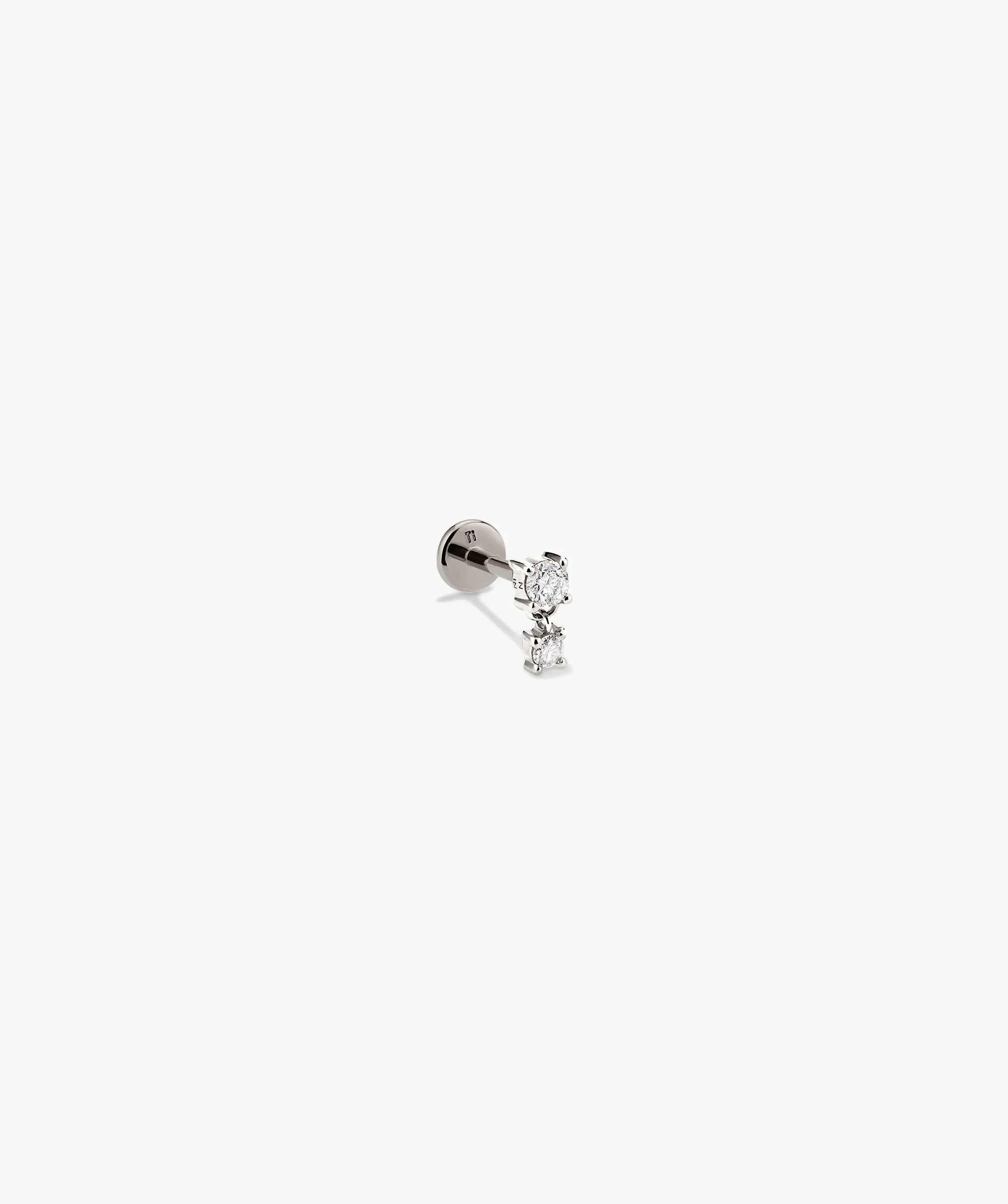 Piercing Studio - Single Diamond Droplet Stud