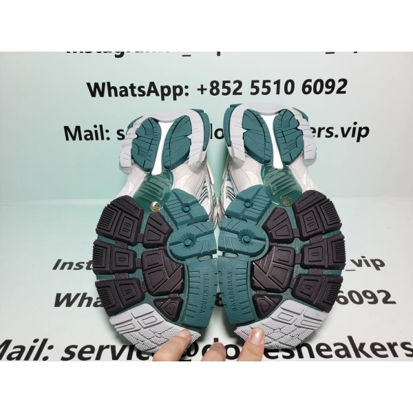 Balenciaga Runner WMNS White Green  772767W3RMU9034