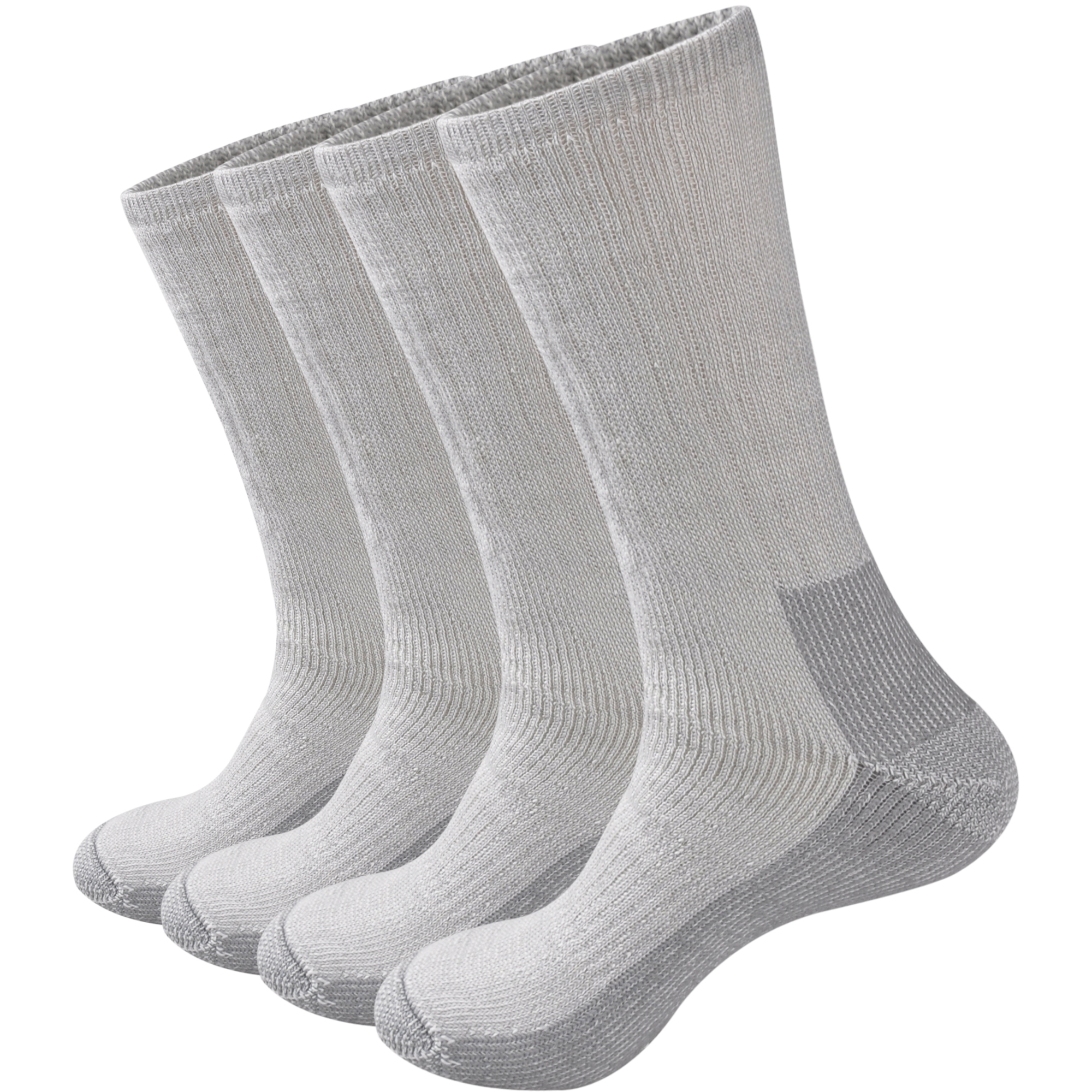 Men's Merino Wool Moisture Wicking Outdoor Hiking Heavy Duty Work Cushion Crew Socks