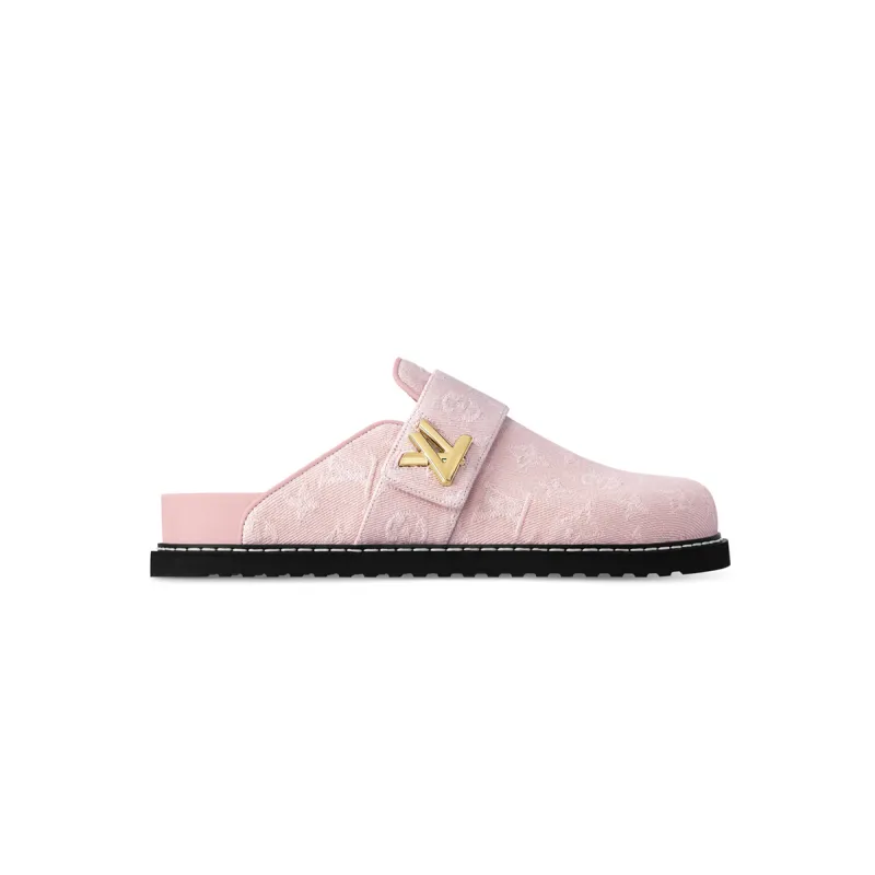 Pkkicks God Batch Louis Vuitton LV Cosy Comfort Mule Pink 1AGVOB