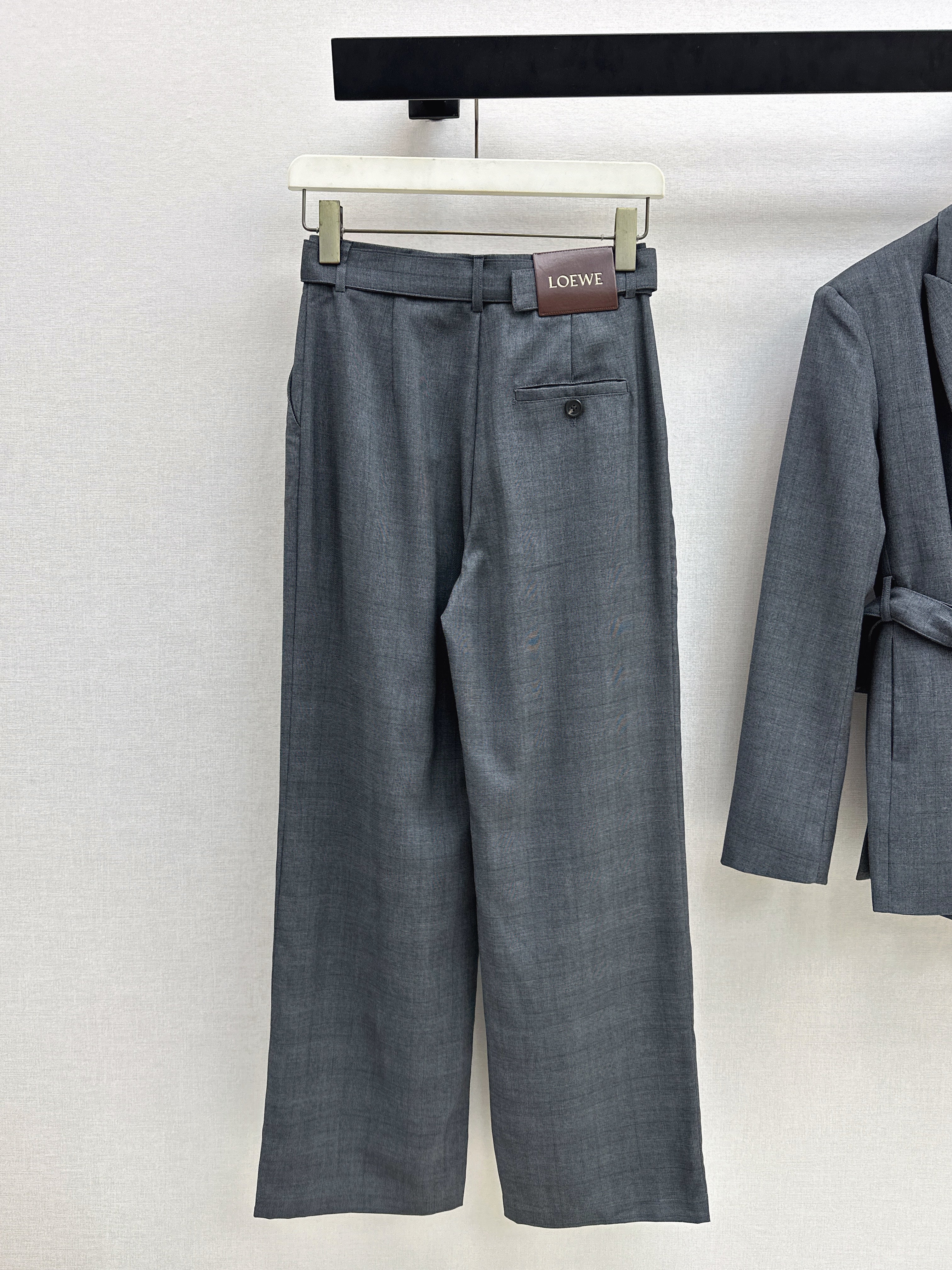 Loe NEW check suit pants