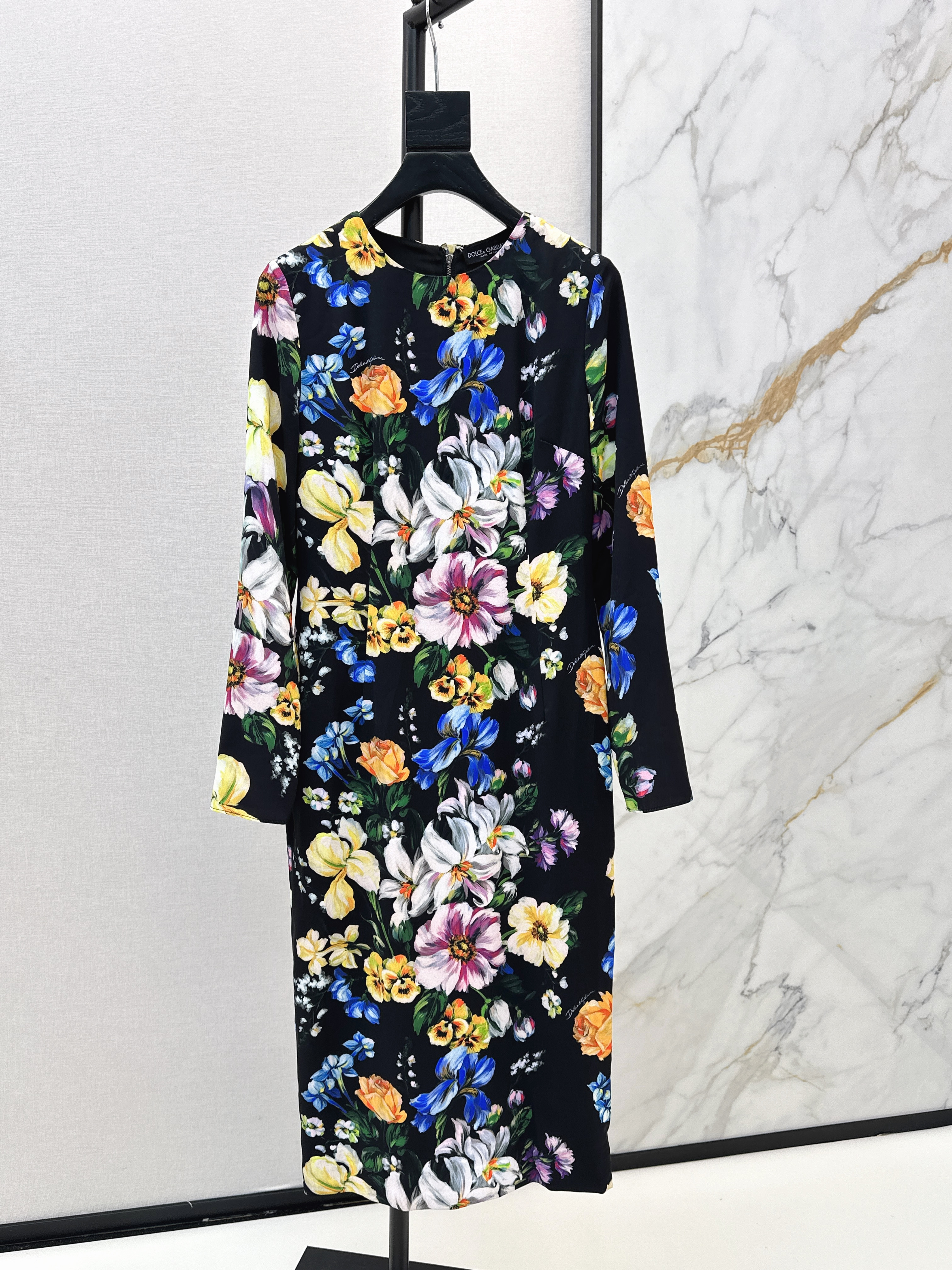 Dolc New Floral Silk Dress