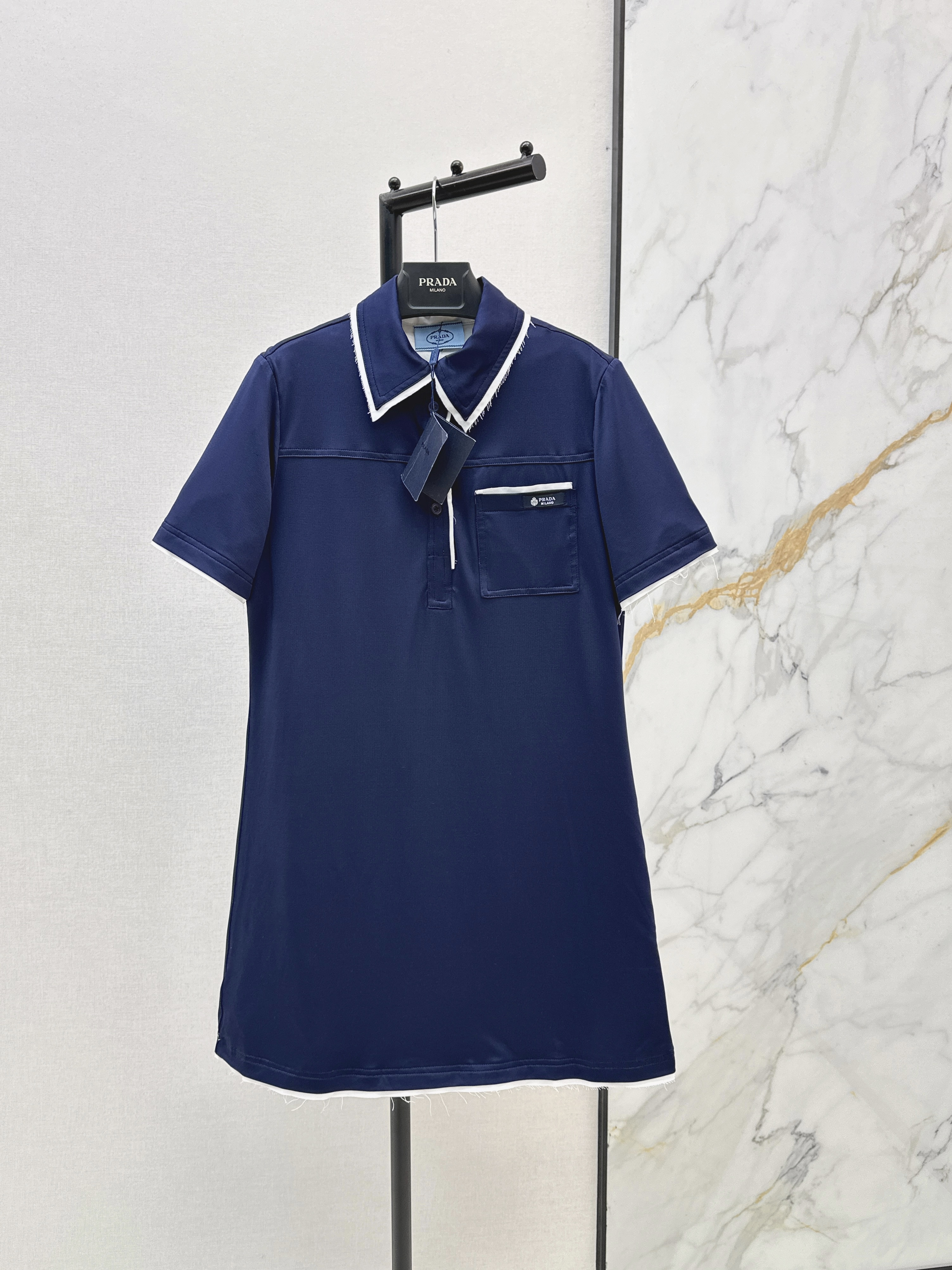 Pra New Color-blocking Polo Dress