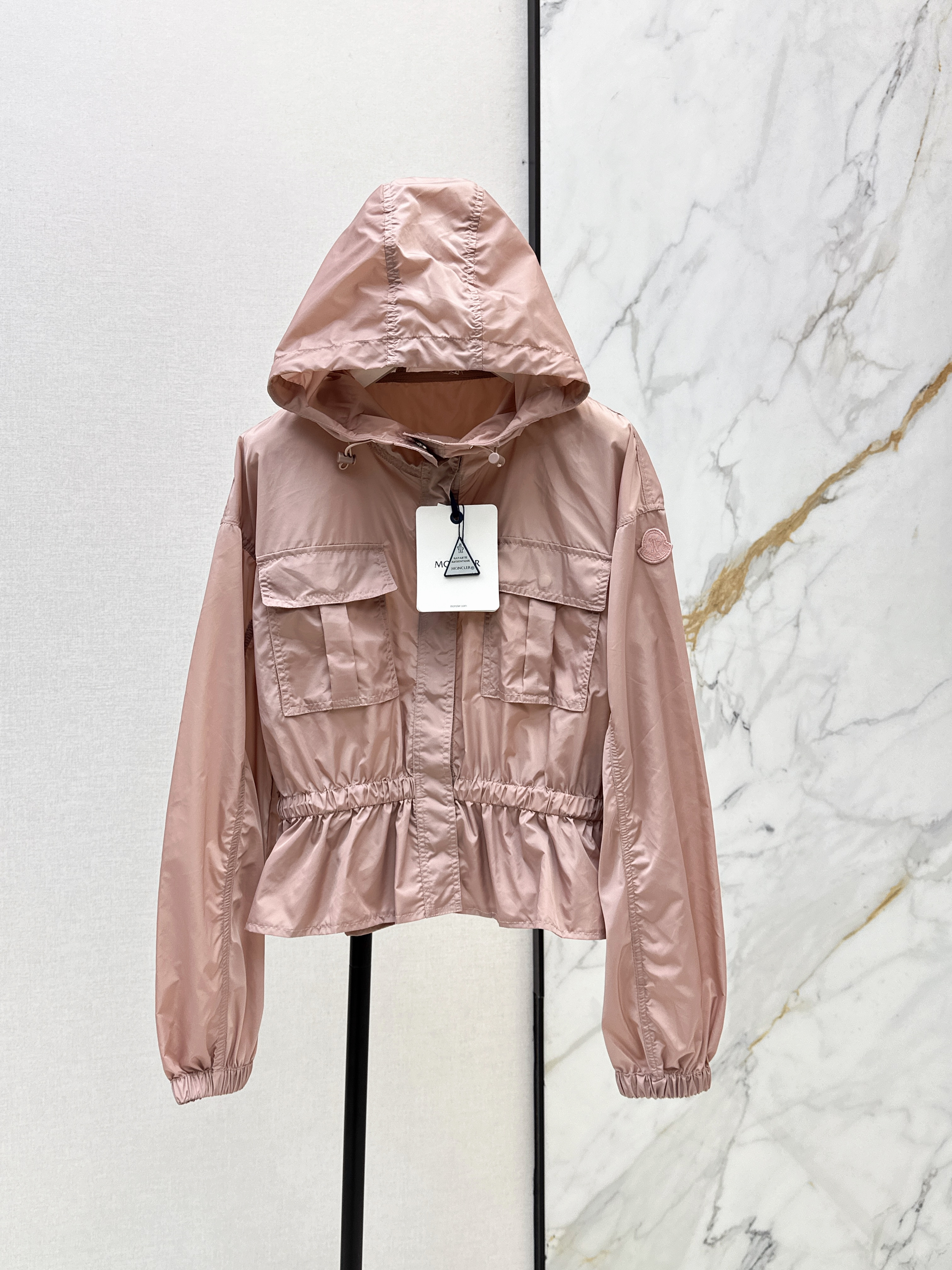 Monc New hooded trench coat