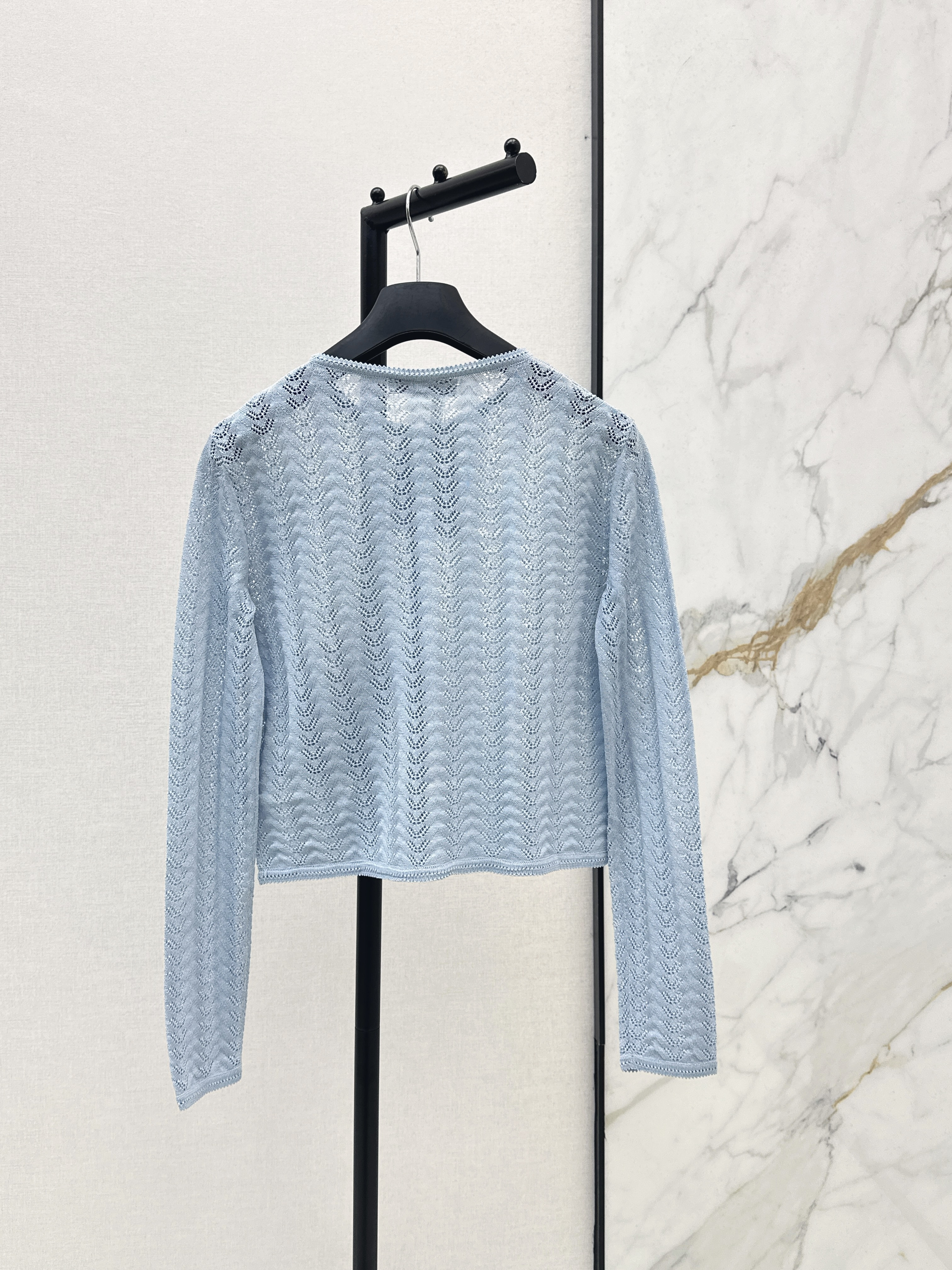 CD New embroidery knit cardigan