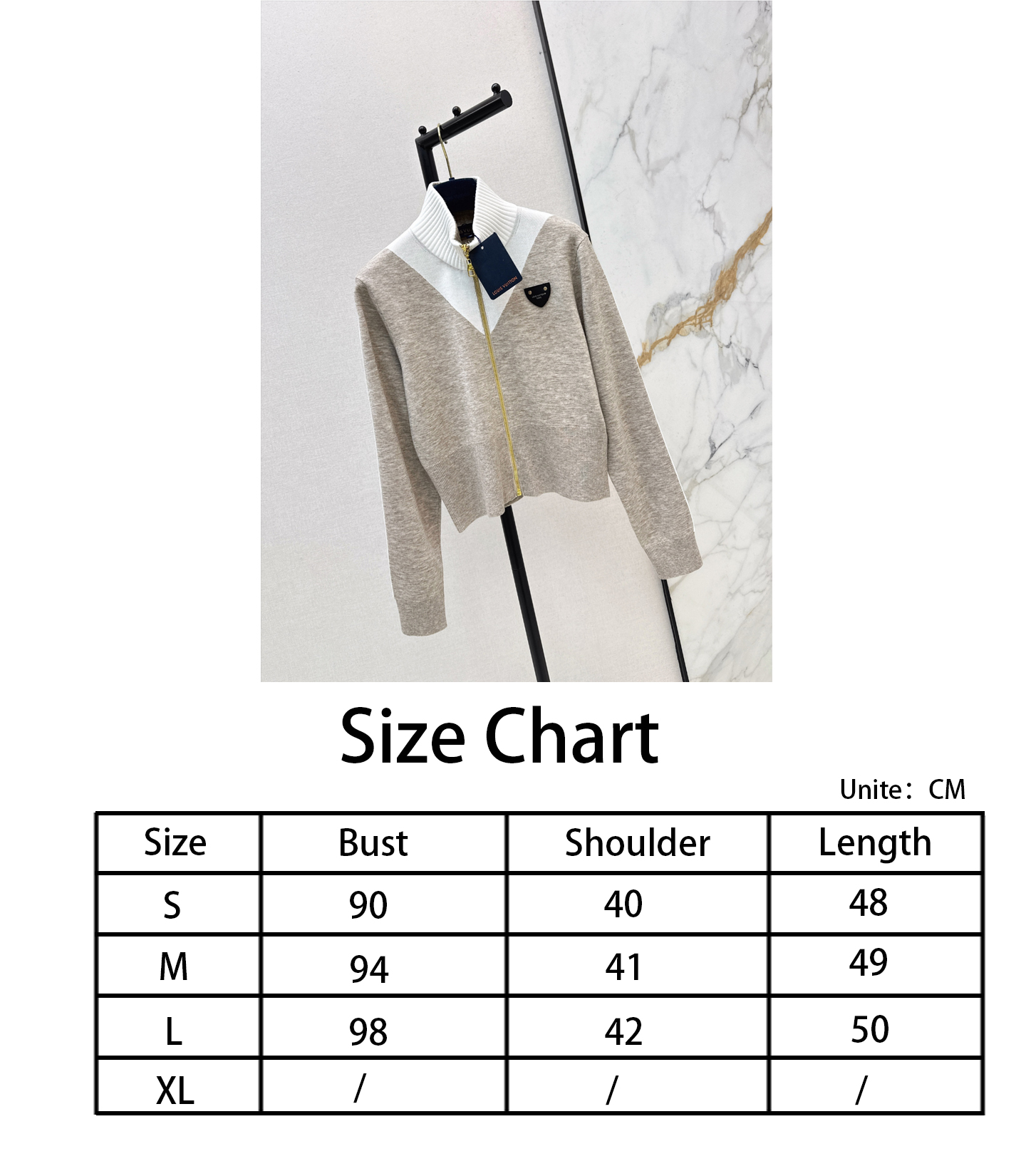 Louis NEW stand-collar knitted jacket