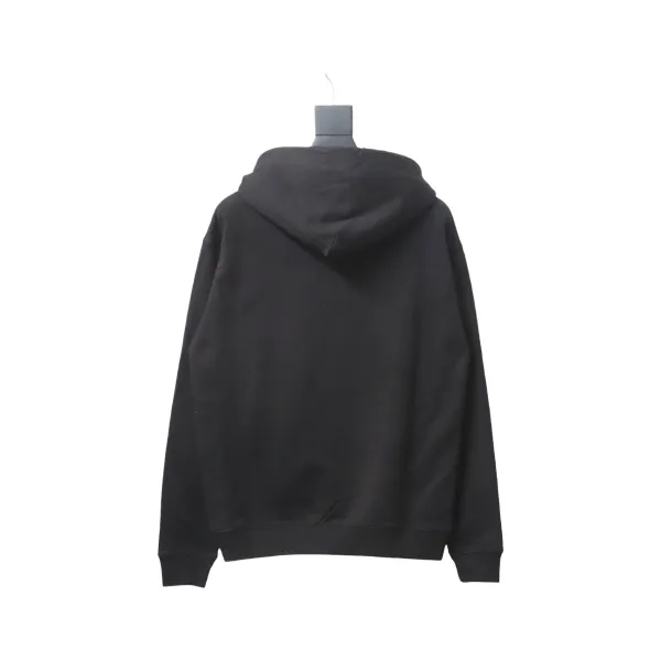 Balenciaga Clothes Languages Hoodie Black Multi
