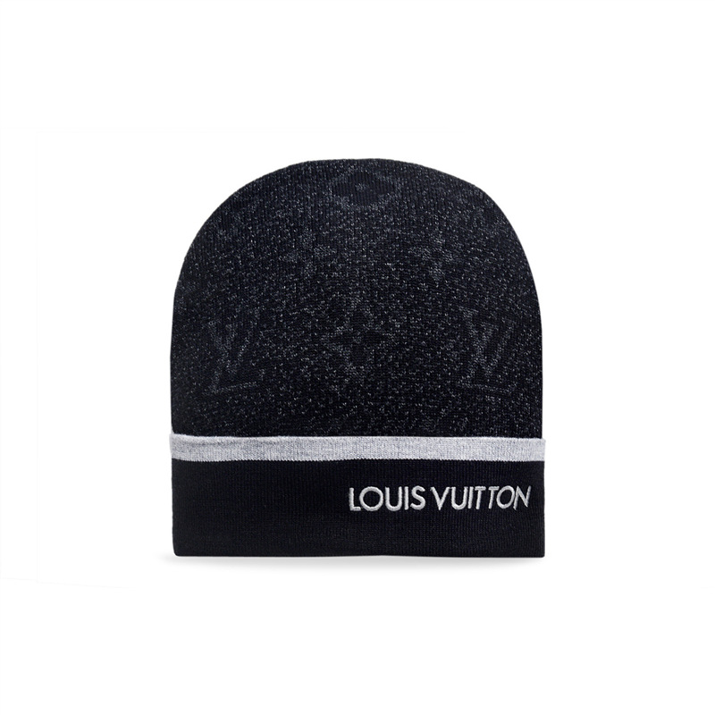 LV Damier Check Knit Beanie