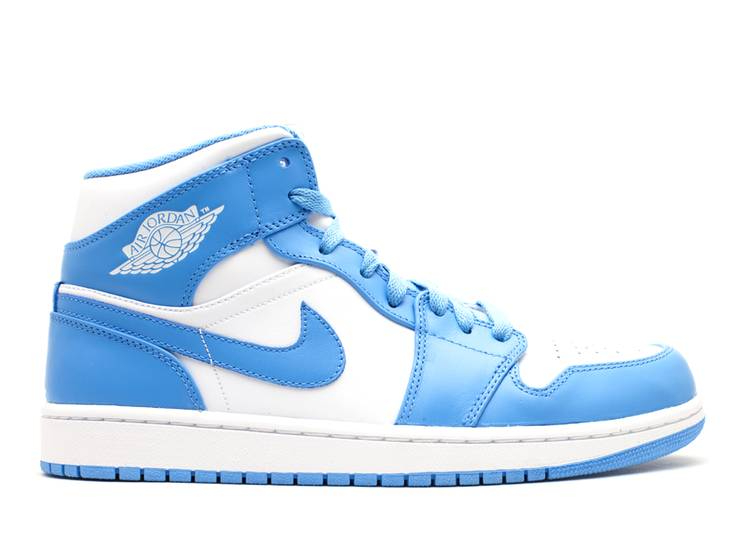 Air Jordan 1 Mid 'UNC' 554724-106