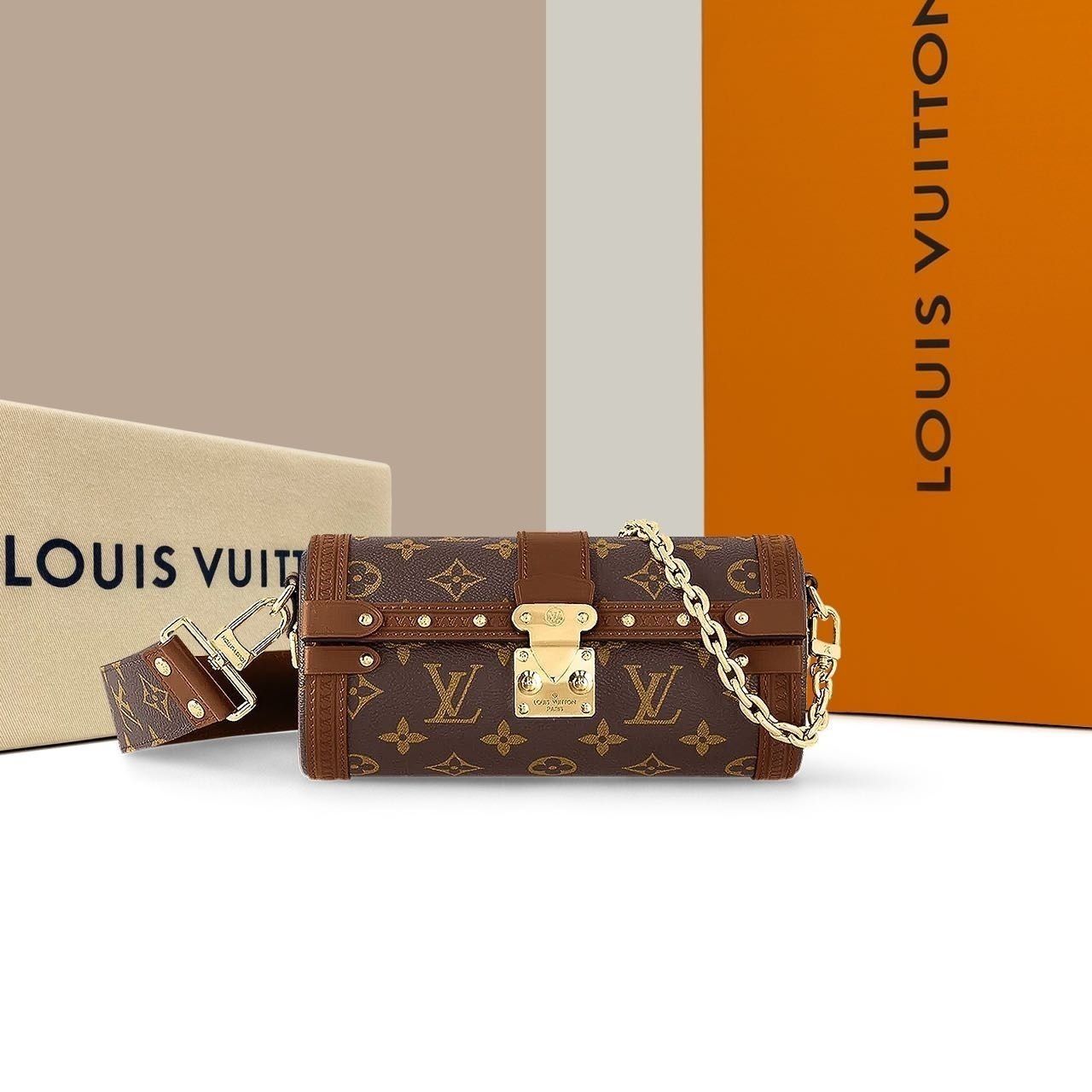 LouisVuitton/Louis Vuitton Chip papillon-Trunk Babylon Adjustable Sports Bag