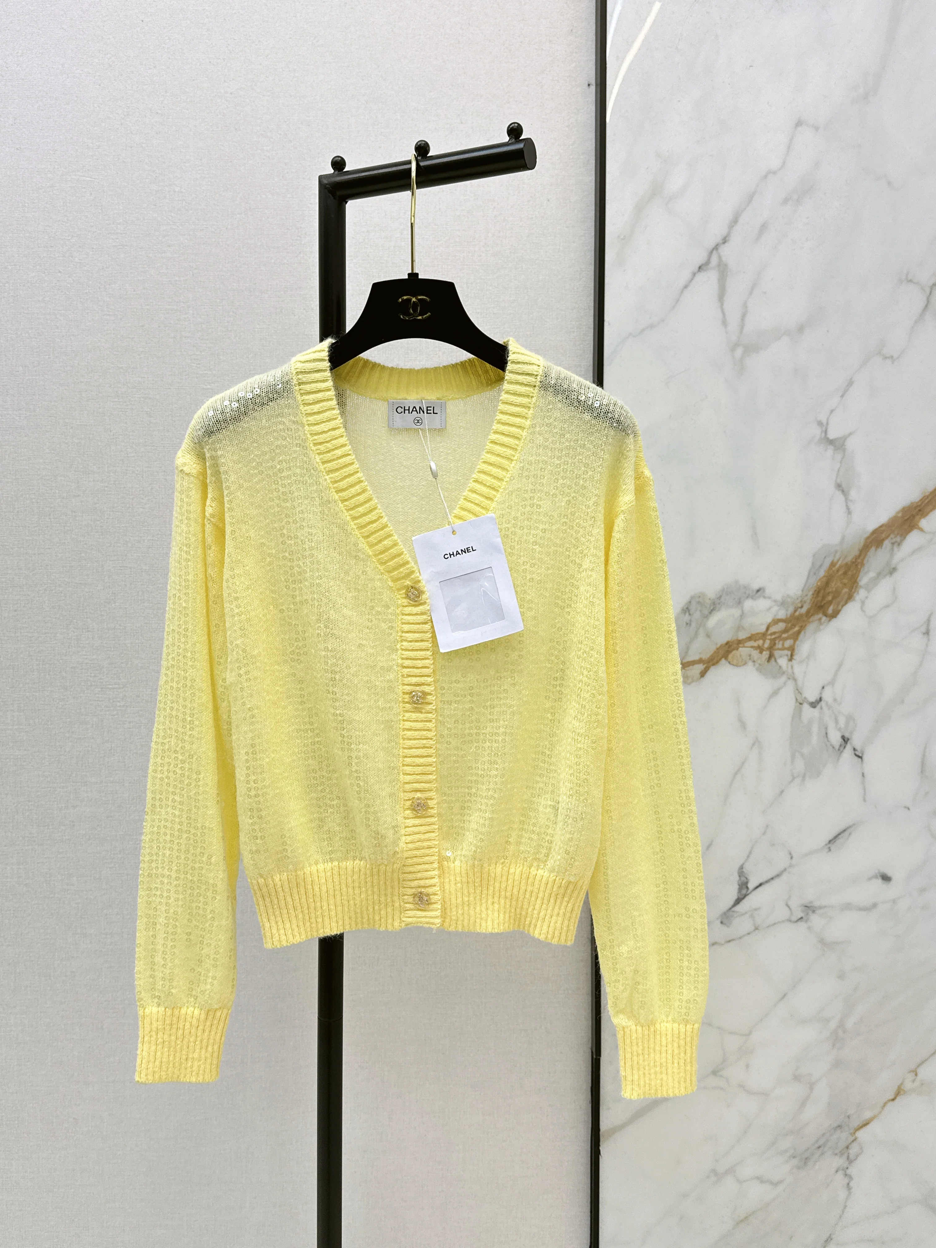 Chan NEW vintage sequin cardigan