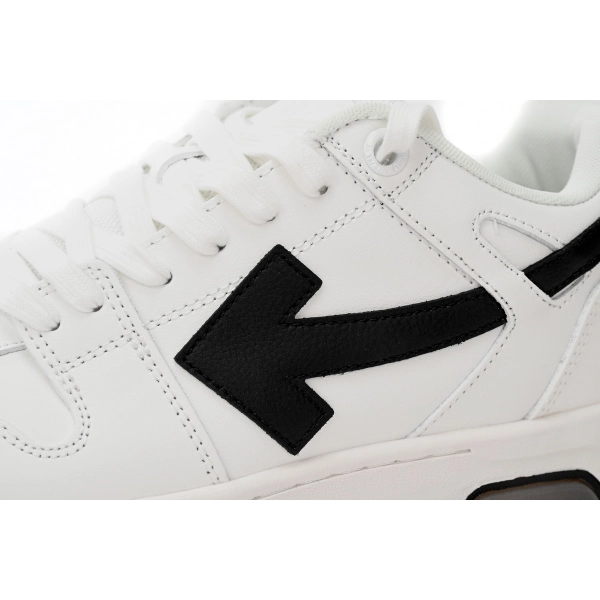 OFF-WHITE Out Of Office OOO 30 MM Low Tops Black White Blue OMIA189C99LEA0040110