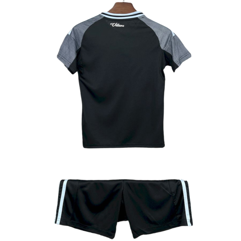 Aston Villa Away Kids kit Football jersey 2025-26