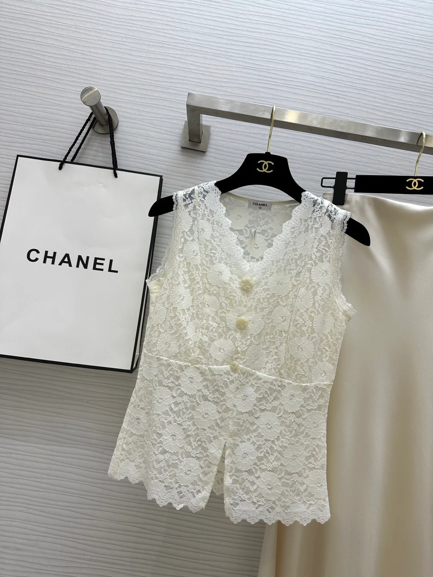 Chan NEW lace vest