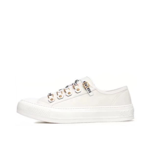 Dior Walk'N'Dior Low Top White Canvas  KCK177CVA_S06W