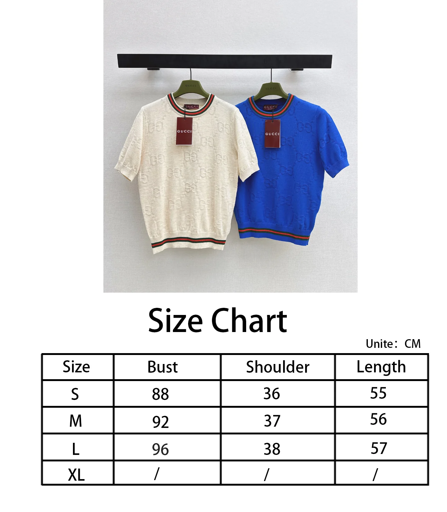 Guc NEW short sleeve knitwear