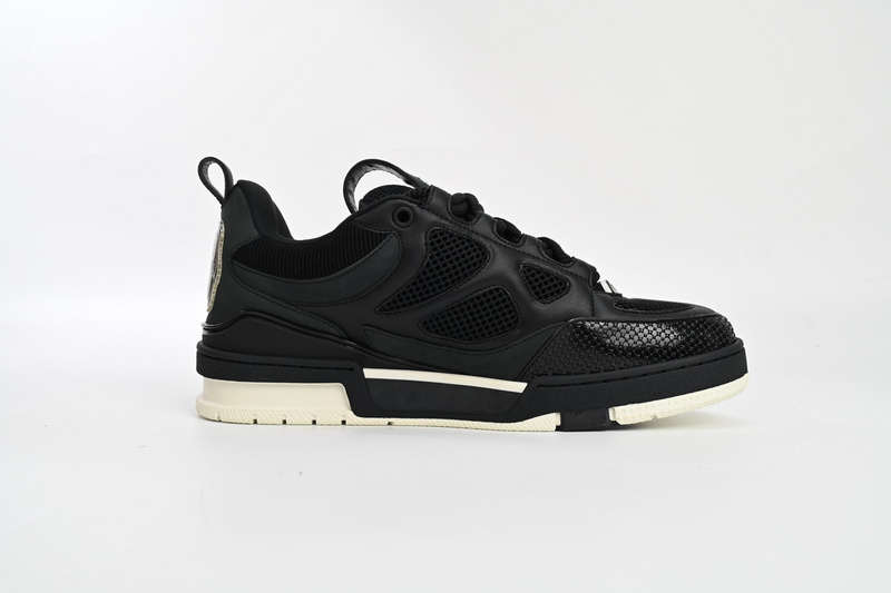 Pkkicks God Batch Louis Vuitton Skate Sneaker Black 51BCOLRB