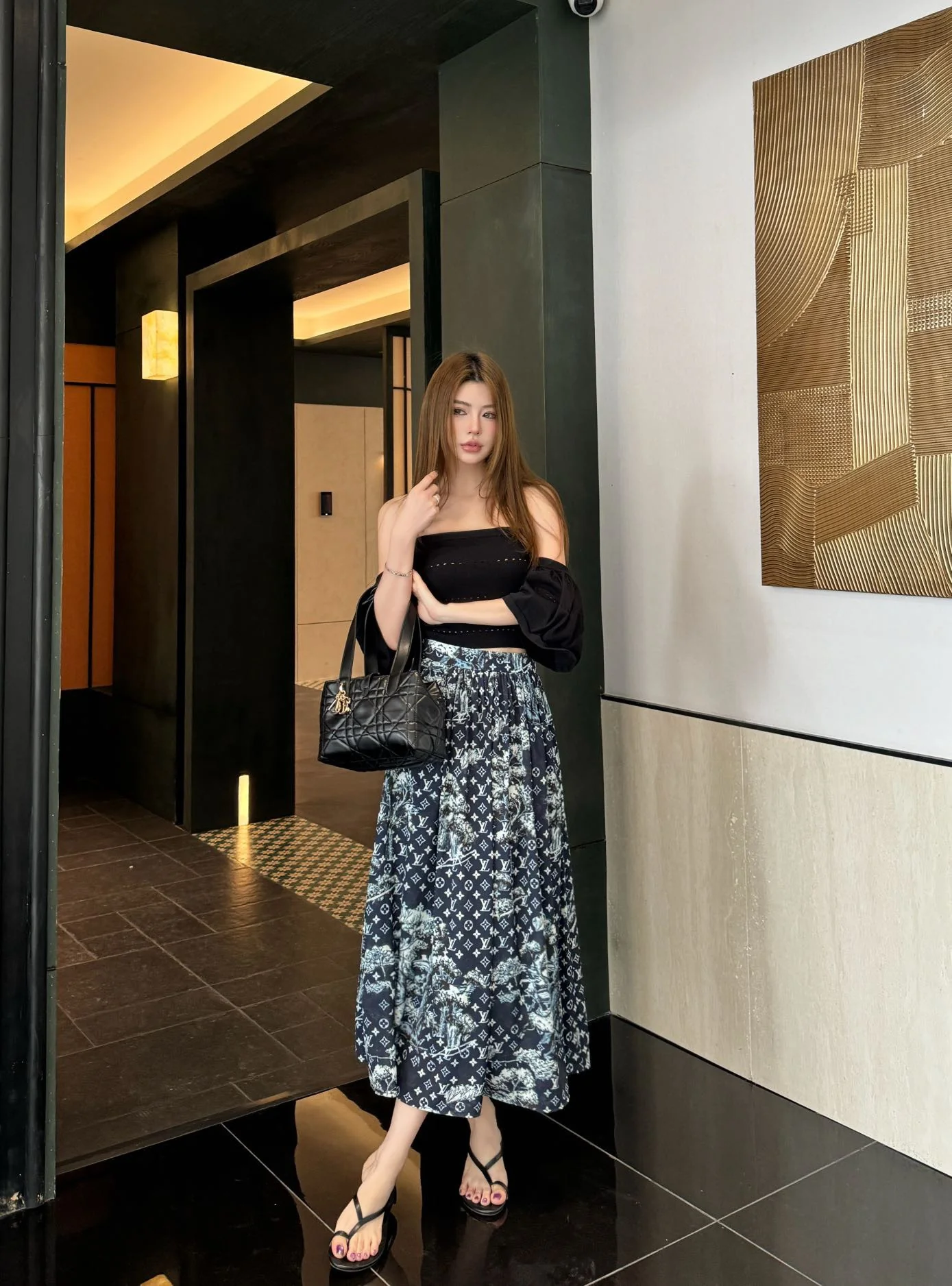 Louis NEW printed skirt