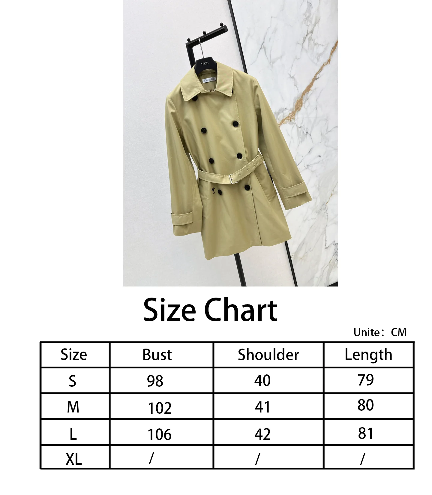 CD NEW trench coats
