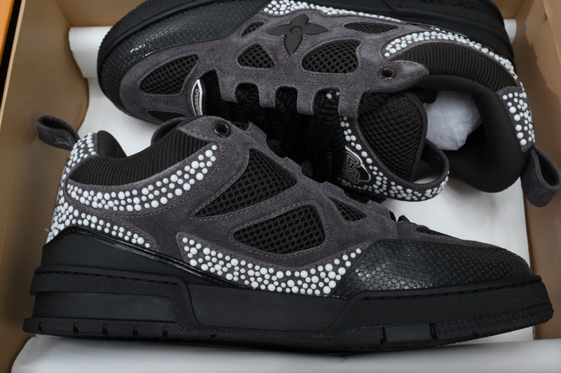 Pkkicks God Batch Louis Vuitton Skate Gray Diamonds