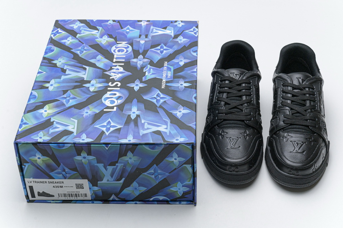 Pkkicks God Batch LOUIS VUITTON 20ss Trainer Black