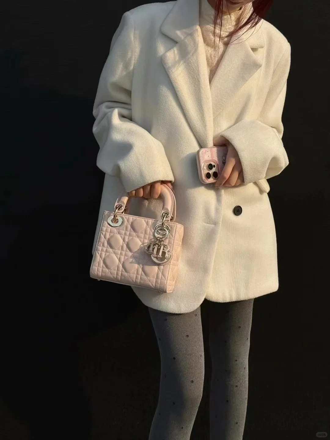 CD Mini Lady Bag Lambskin