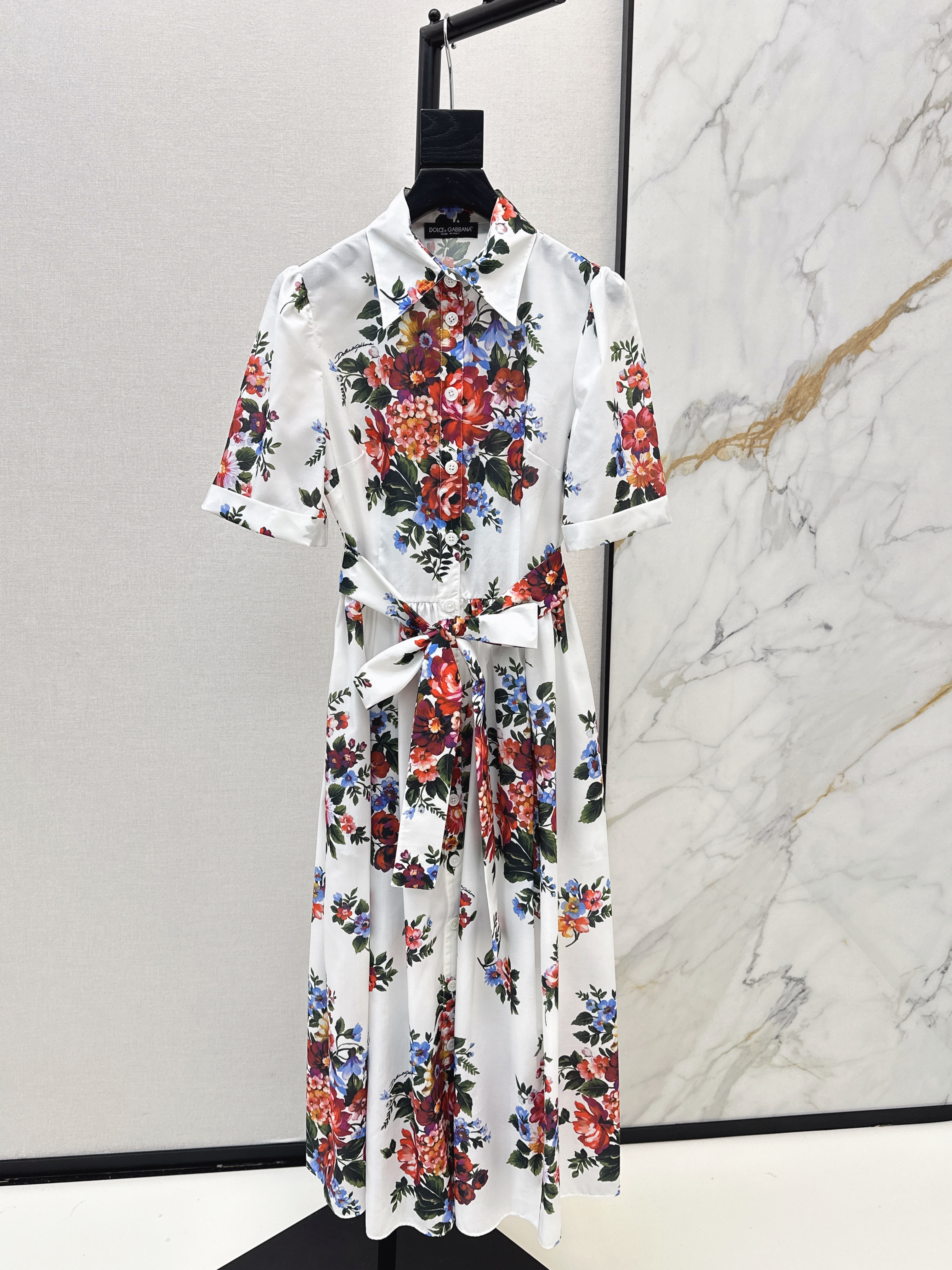 Dolc New Retro floral print dress
