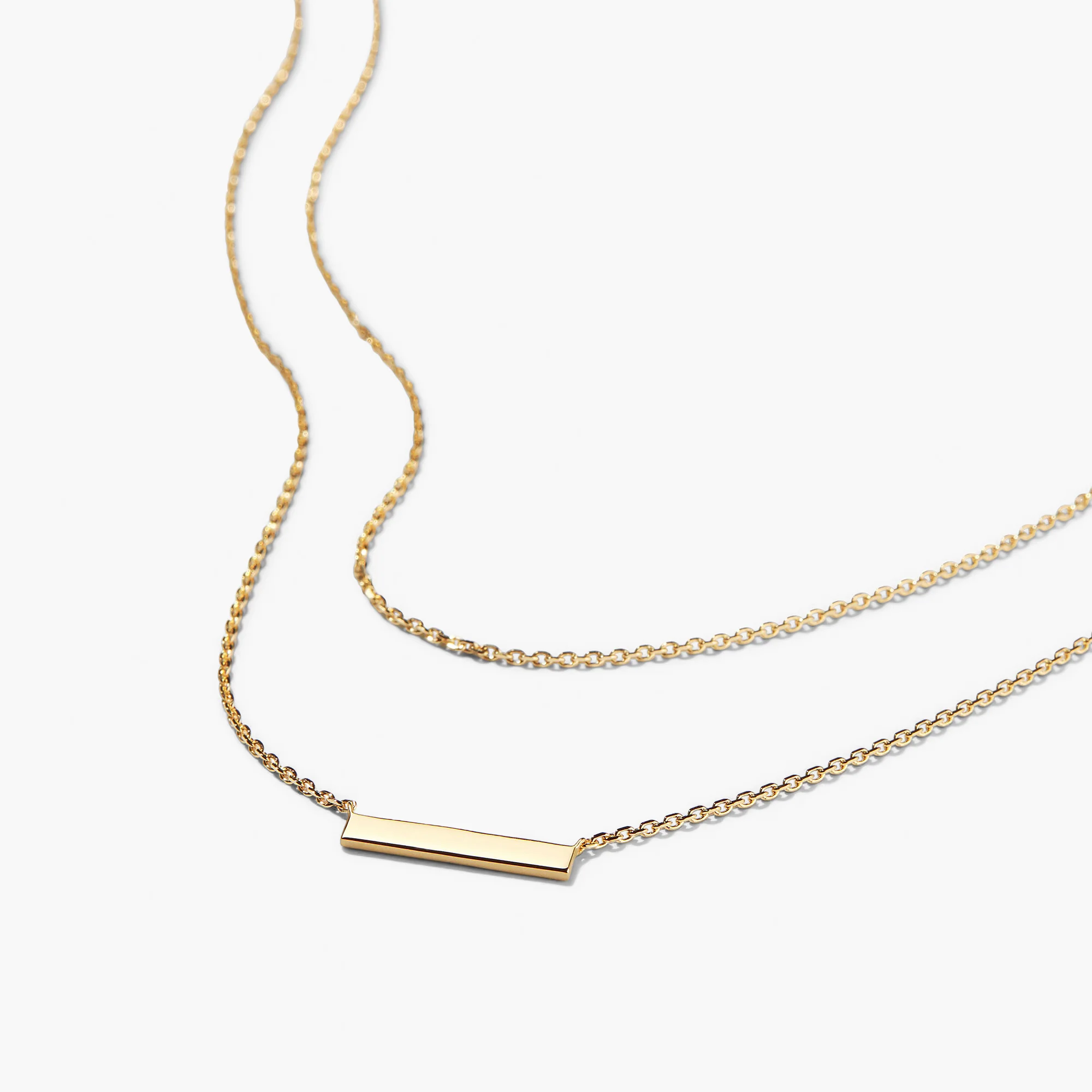Layered Bar Necklace