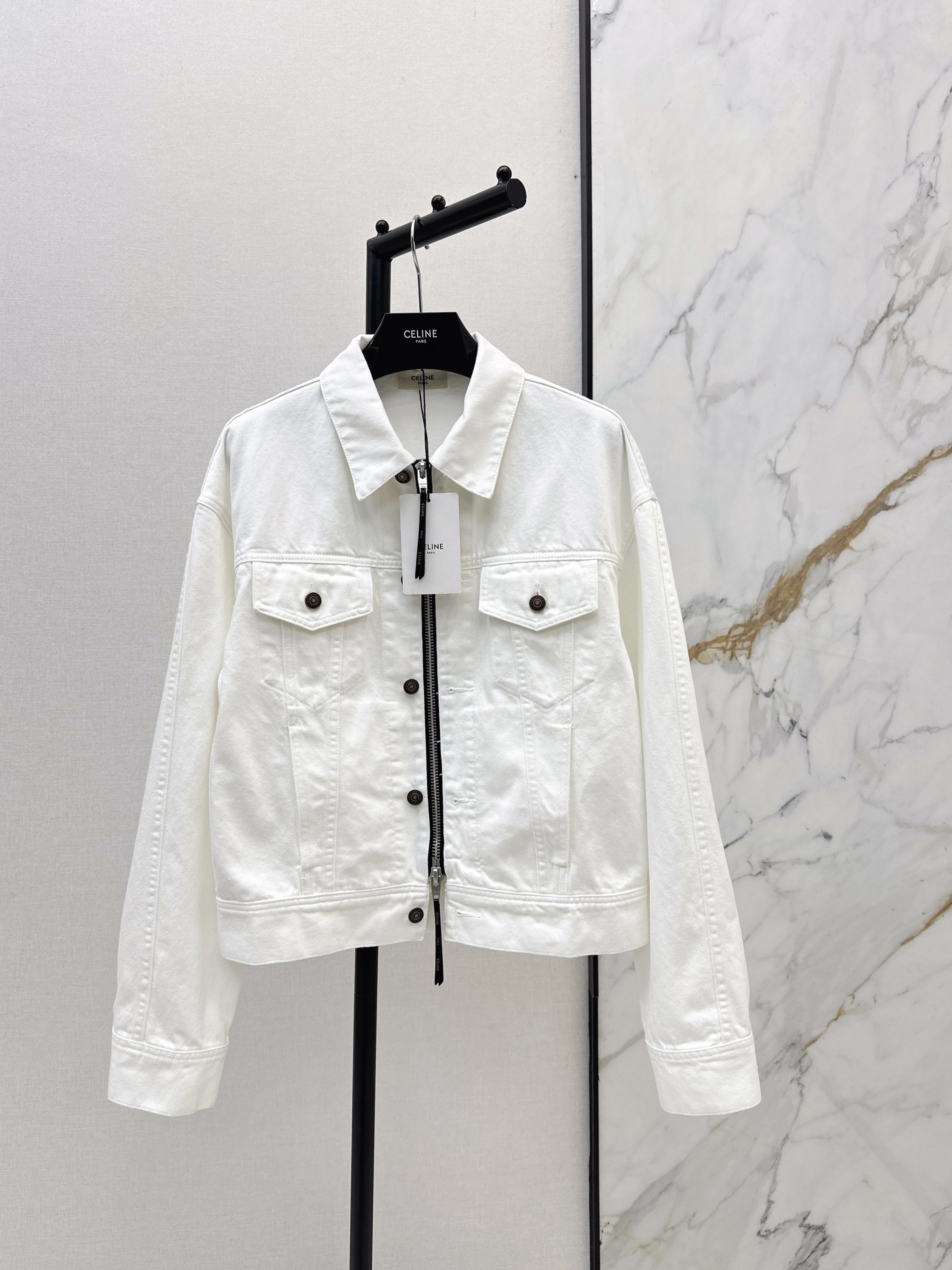 Celi New zipper denim jacket