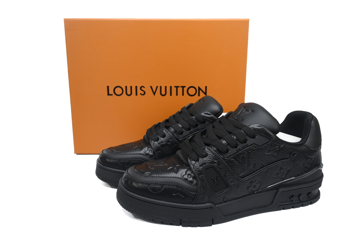 Pkkicks God Batch LOUIS VUITTON Trainer Black