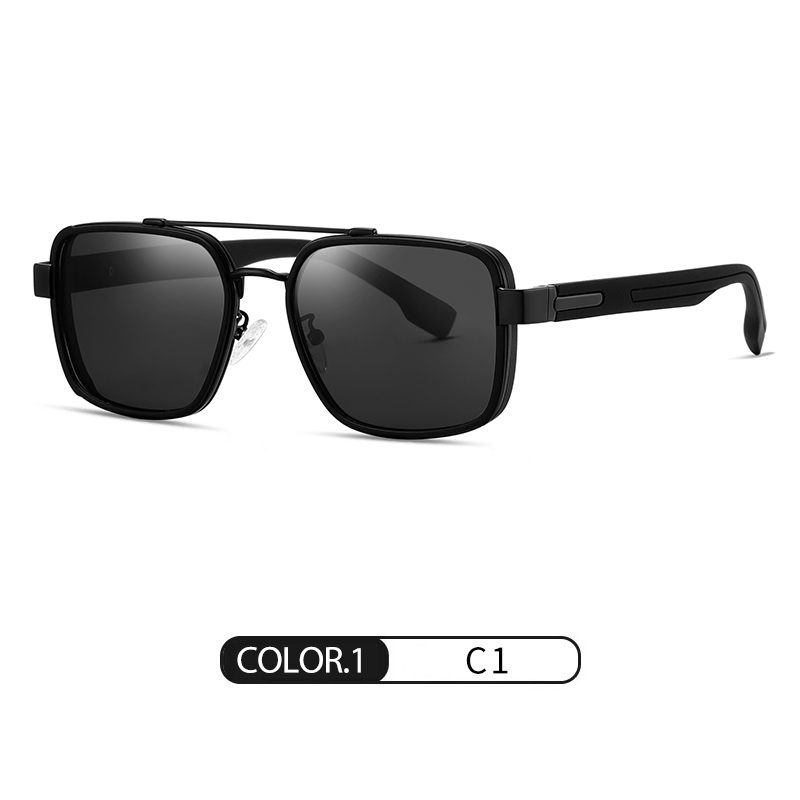 Custom Logo Square Pilot Sunglasses
