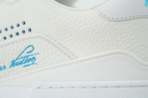 Pkkicks God Batch Louis Vuitton Sneakers White Blue (NFC)