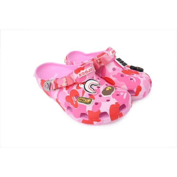 BAPE x Crocs Classic Clog 'ABC Camo - pink'