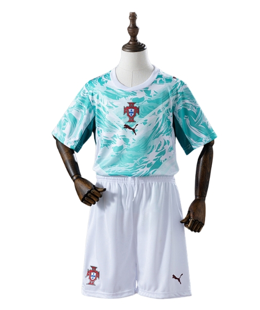 Portugal 2026 Away Kids Kit Jerseys