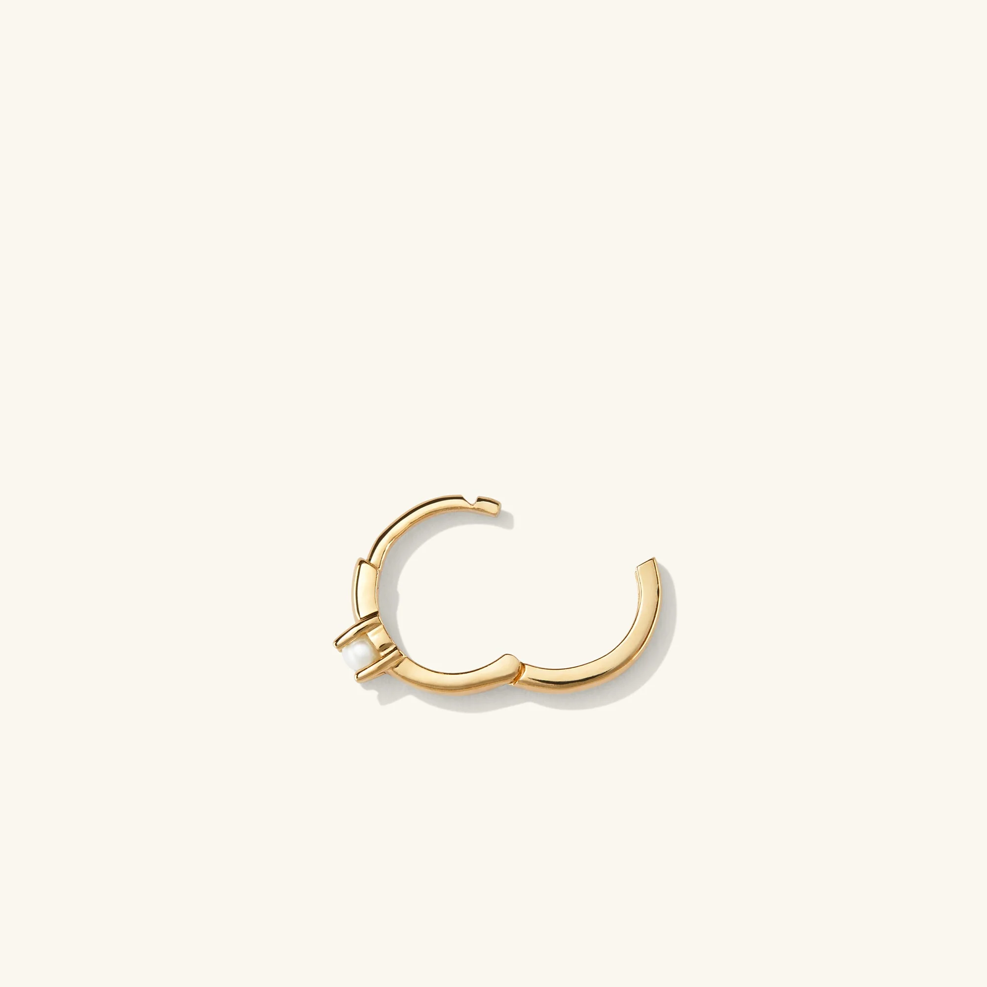 Single Colored Mini Hoop Pearl