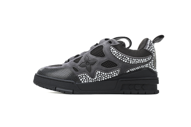 Pkkicks God Batch Louis Vuitton Skate Gray Diamonds