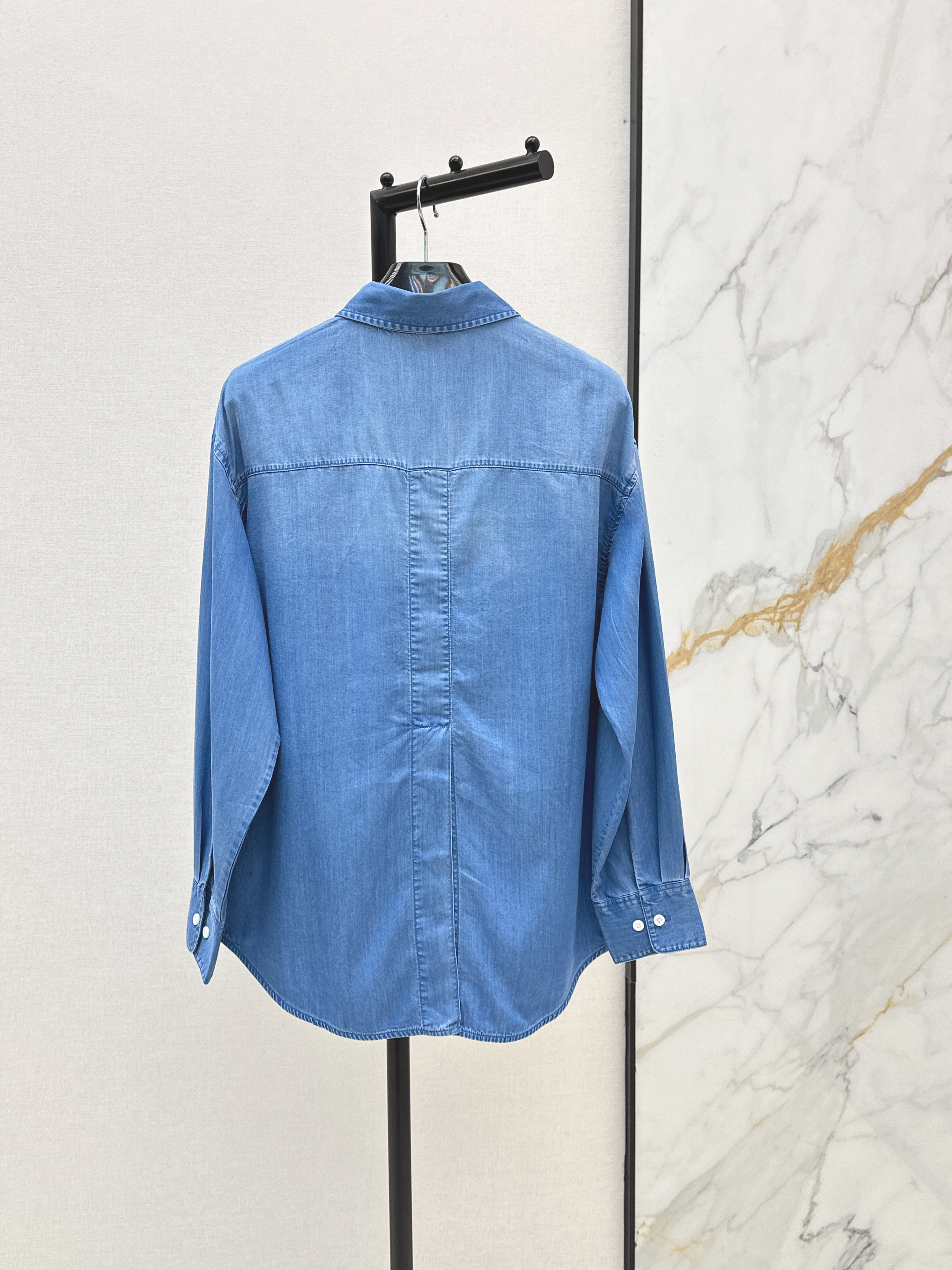 Celi New embroidered denim shirt