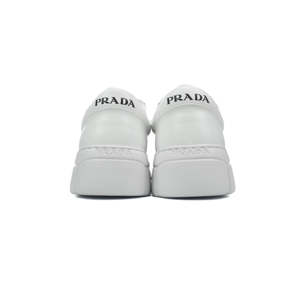 Prada Low-Top Sneakers Serrated White