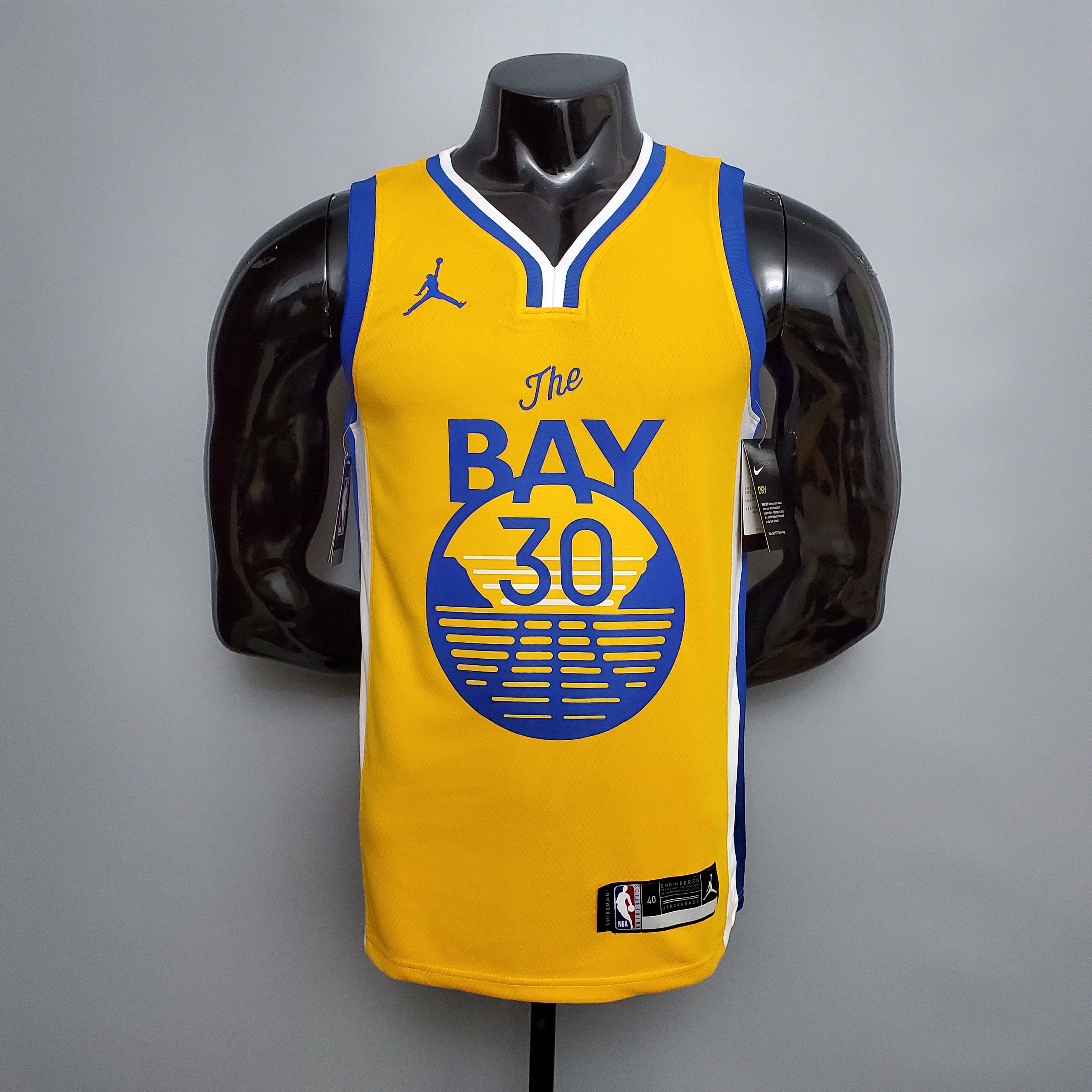 Stephen Curry Golden State Warriors Swingman Jersey Yellow