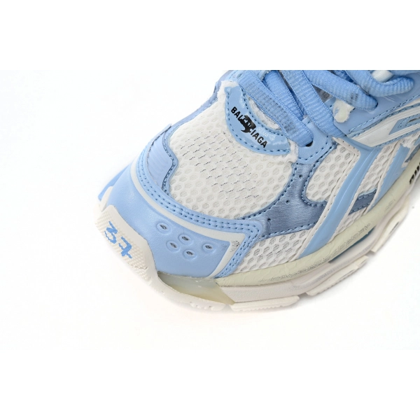 Balenciaga Runner White Light Blue 677402 W3RB2 9744
