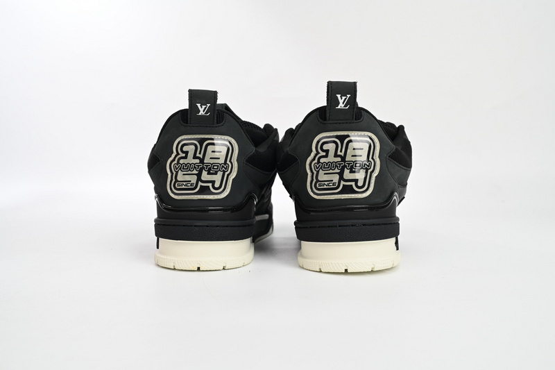 Pkkicks God Batch Louis Vuitton Skate Sneaker Black 51BCOLRB