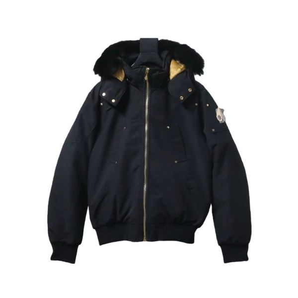 Moose Knuckles 02 Gold Scissors Jacket  Black